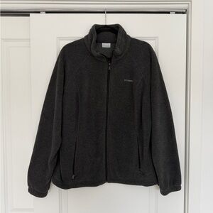 Columbia | Dark Gray Fleece Zip Up Jacket